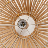 Solara Sphere Natural Hand-Woven Bamboo Cage Pendant Lamp Light