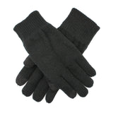 Dents Womens 3M Thinsulate Lined Touchscreen Knit Gloves - Black