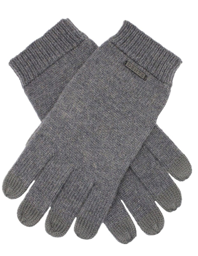 Dents Womens Pure Merino Wool Touchscreen Gloves - Shale - One Size