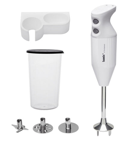 Bamix Mono Immersion Stick Mixer Blender 140W in White (Swiss Made)