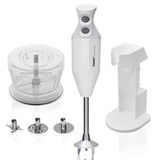 Bamix Deluxe Immersion Stick Mixer Blender 180W in White