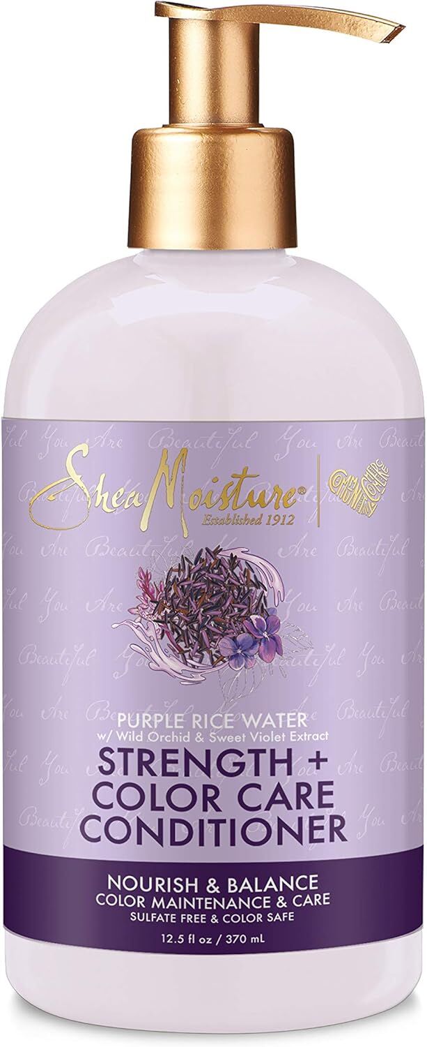 Shea Moisture Purple Rice Water Strength + Color Care Conditioner 370ml 1260 Gram