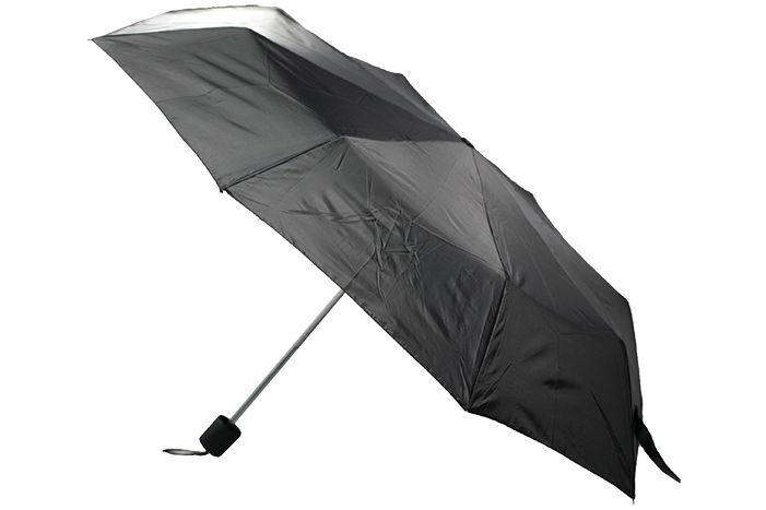 3-Fold Rain Hook Umbrella Sun Sturdy Waterproof Compact - Assorted Colours