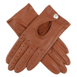 Dents Women's Classic Leather Driving Gloves in Cognac