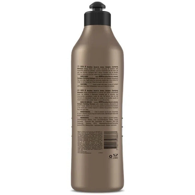 1 Litre Premium Recaimer Pure Keratin Clarifying Shampoo Smoothing Straightening (1)