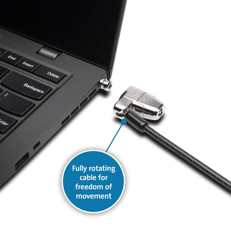 Kensington K66638WW ClickSafe 2.0 Keyed Laptop Lock for Dell Devices