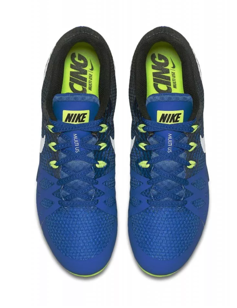 Nike Mens Zoom Rival M 8 Track Distance Running Spikes-Hyper Cobalt/White/Black