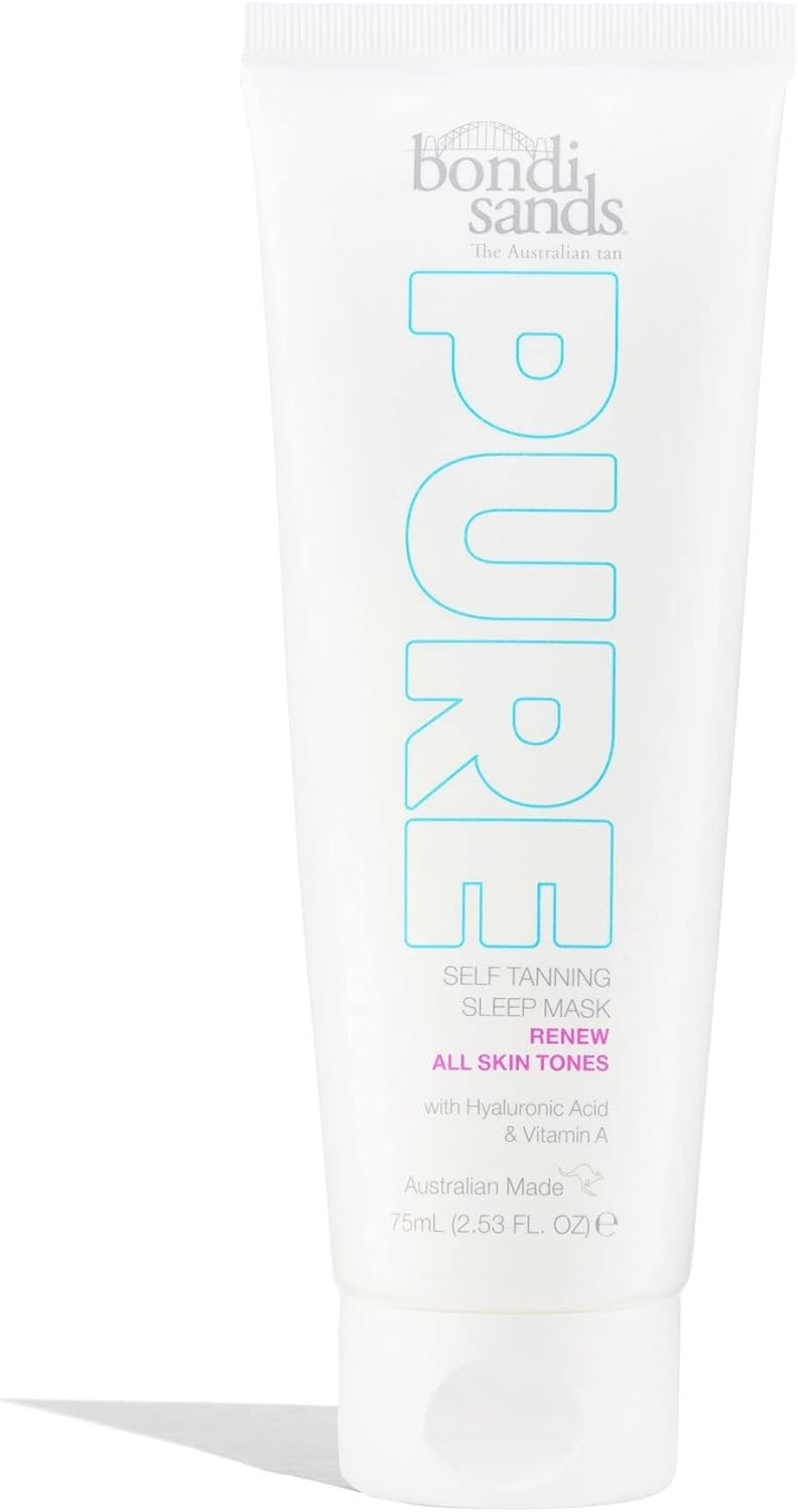 Bondi Sands 75m L Pure Self Tanning Sleep Mask Renew Hyaluronic Acid & Vitamin A