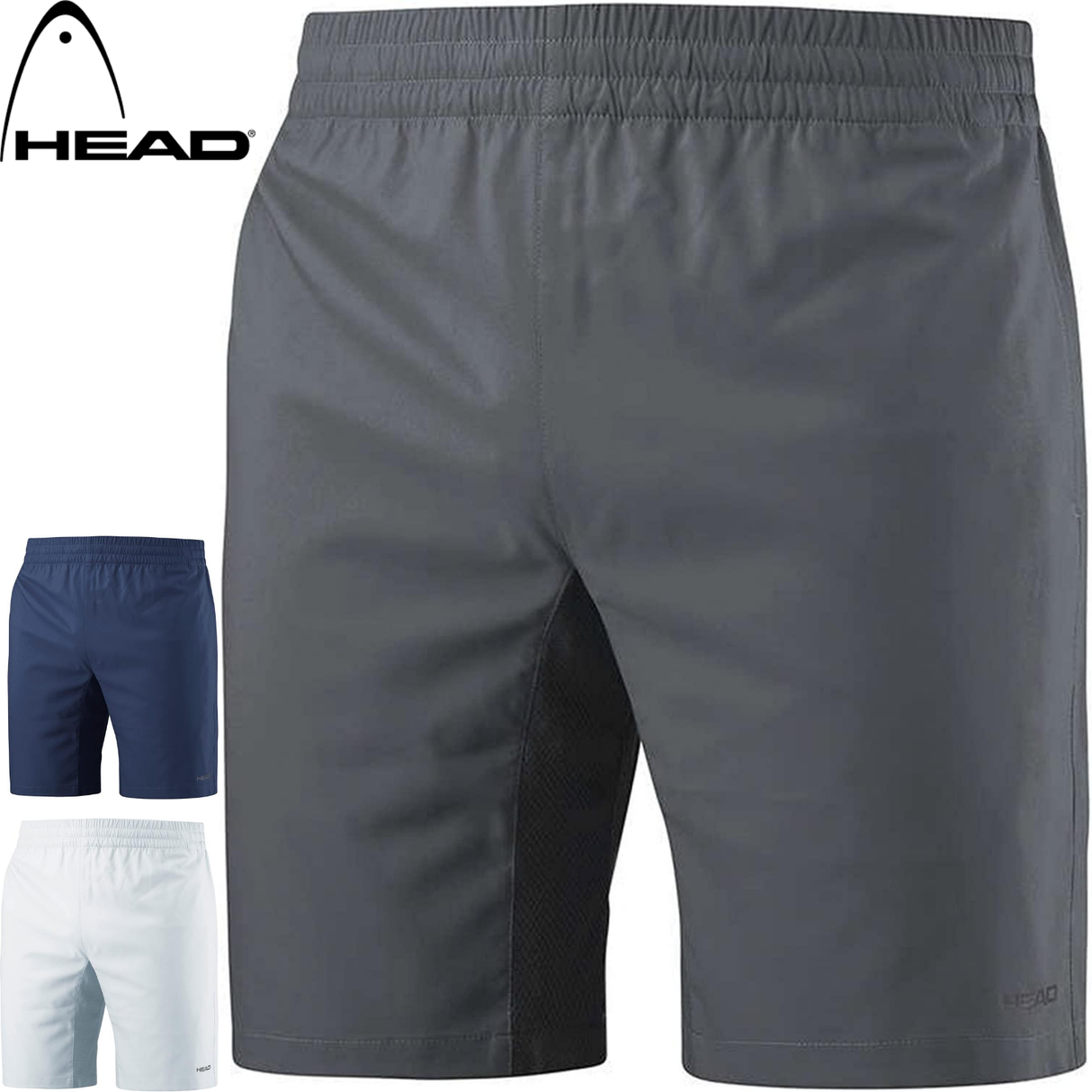 HEAD Mens Club Bermuda Tennis Shorts Gym Workout