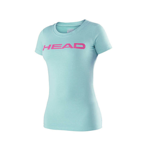 HEAD Womens Transition Lucy T-Shirt Top Tee Tennis Gym - Turquoise Pink