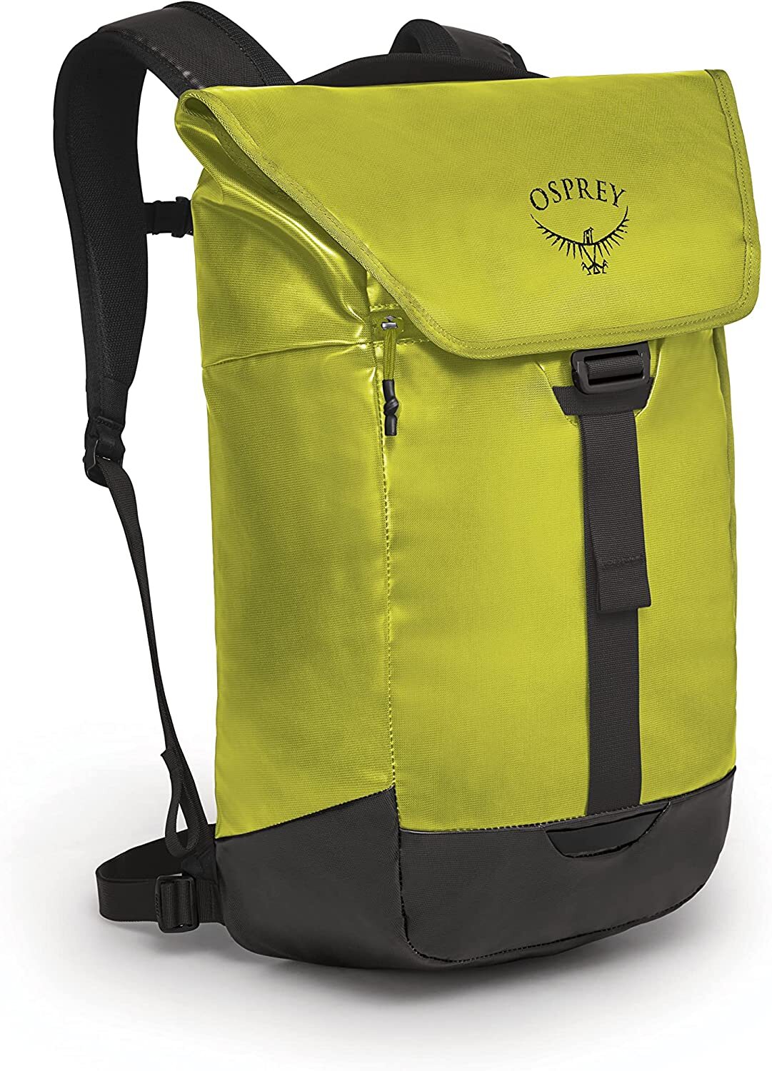 Osprey Unisex Adult Transporter Flap Laptop Bagpack - Lemongrass Yellow/Black