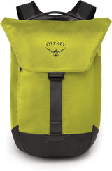 Osprey Unisex Adult Transporter Flap Laptop Bagpack - Lemongrass Yellow/Black