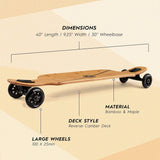 Magneto Cruiser Glider Longboard Clear Skate Board