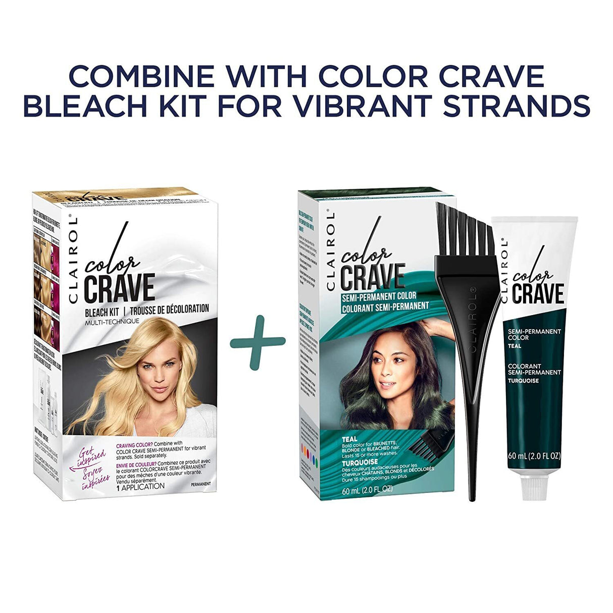 Clairol 60Ml Colour Crave Semi Permanent Colour Teal