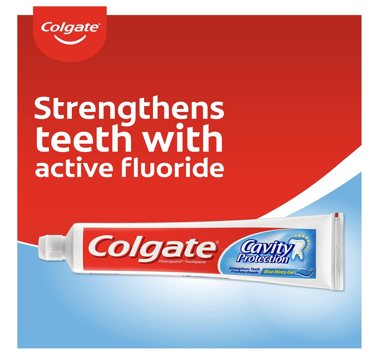 Colgate Cavity Protection Blue Minty Gel Fluoride Fresh Breath Toothpaste 160g