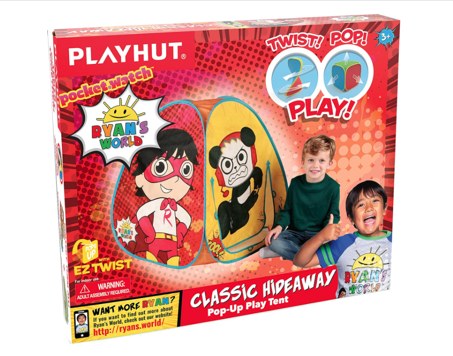 Ryans World Classic Hideaway Pop-Up Play Tent