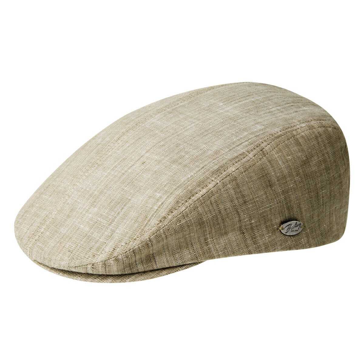 Bailey Harston Original Cotton Ivy Cap Flat Driver Poet Hat - Beige