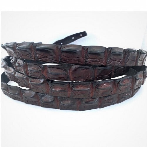 Genuine Crocodile Leather Hat Band Strap - Australian Made (CITES Certified)