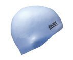 Zoggs Easy Fit Silicone Swim Cap Swimming Silicone Hat - Solid Assorted Colours