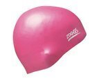 Zoggs Easy Fit Silicone Swim Cap Swimming Silicone Hat - Solid Assorted Colours