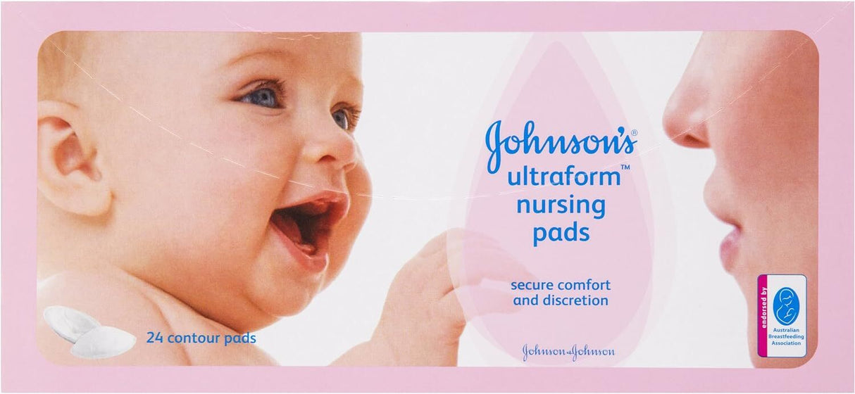 Johnsons 1 Pack of 24 Ultraform Nursing Pads Secure Comfort and Discretion