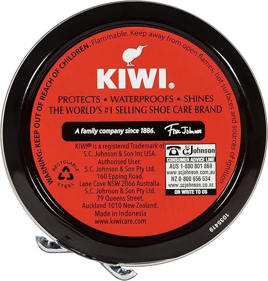 Kiwi All Leather Renews & Protects Shoe Polish 38g