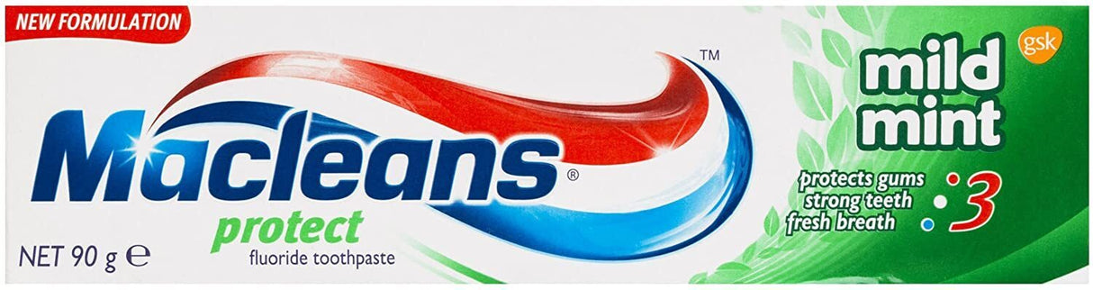 Macleans Toothpaste 90g Protect Dental Teeth Oral Care - Mild Mint