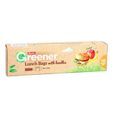 3x Multix Pk10 Greener Lunch Bags With Handles Degradable 20Cm X 25Cm