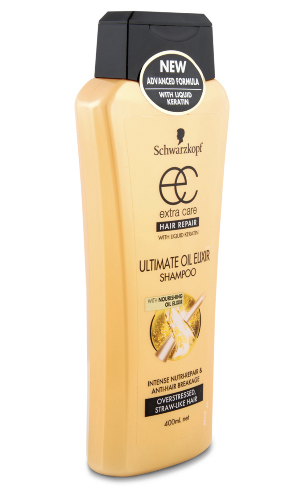 Schwarzkopf 400ml Extra Hair Care Shampoo Ultimate Oil Elixir