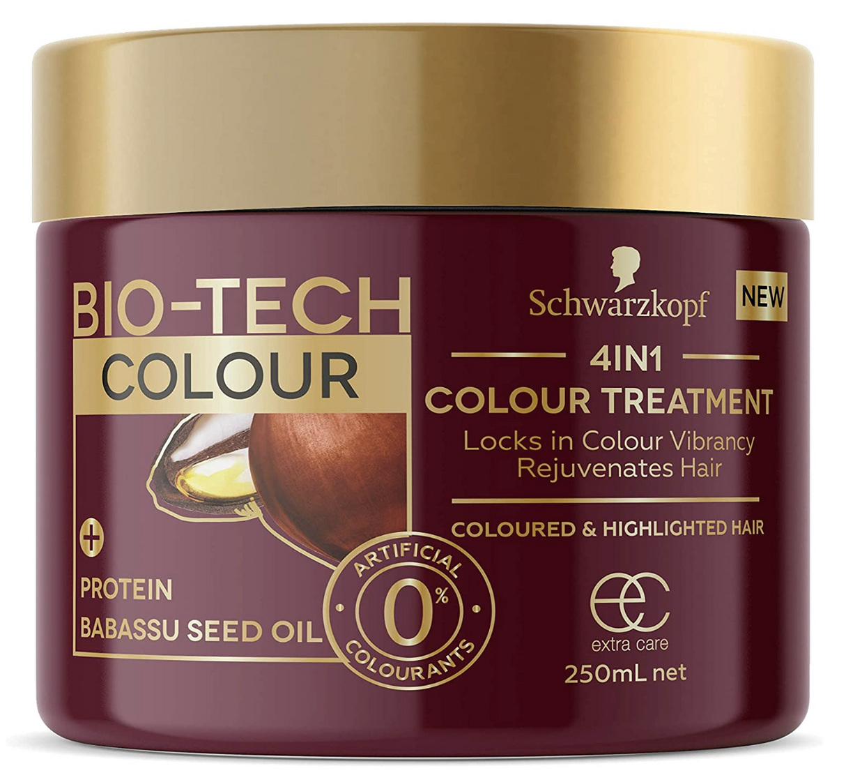 Schwarzkopf Bio-Tech 4-in-1 Colour Treatment Protein Babassu Seed Oil 250ml