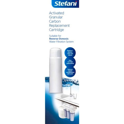 STEFANI Activated Granular Carbon Replacement Water Filter Cartridge Purifier