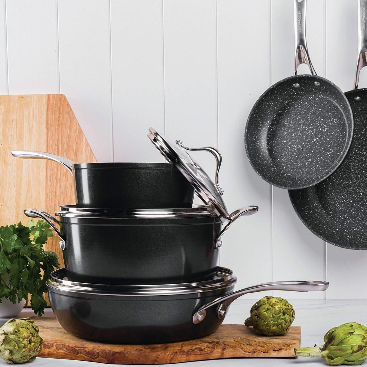 salt&pepper Tan-ium Cookware Set - 5 Piece - Cookware Set