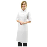 Pro Chef 3/4 Waist Apron - White - No Pocket (86cm x 70cm)