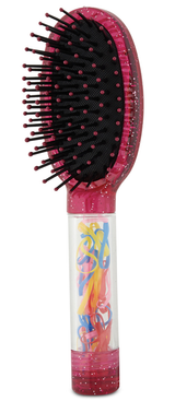 Indulge Kids Hair Brushes With Hair Ties/Clips Set - Assorted Colours