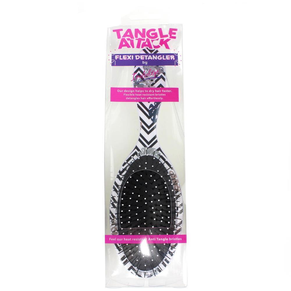 Tangle Attack Flexi Detangler Hair Brush Assorted Designs