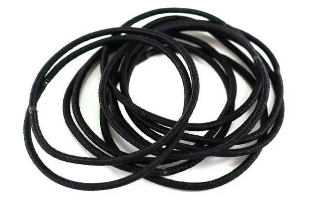 Indulge Hair Ties Elastic Band In Display Box - 1 Box of 15 bands