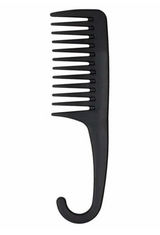 Indulge Shower Waterproof Hair Comb Brush - Black