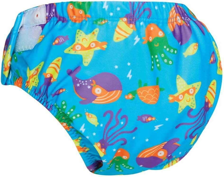 Zoggs Kids Boys Girls Adjustable Swim Nappy Nappies - 3-24 Months - Blue