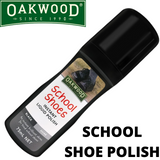 Oakwood 75ml School Shoes Instant Liquid Polish - Black Shine