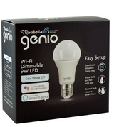 Mirabella 9W Genio Wi-Fi Dimmable E27 LED Light Globe Bulb - Cool White