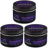 3x Dominate Polishing Pomade Strong Hold High Shine 105g