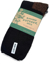 6 Pairs BAMBOO OUTDOOR SOCKS Mens Heavy Duty Thick Work Socks Cushion