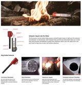 Zippo Outdoors Mag Strike Fire Spark Starter Camping Hiking Trekking