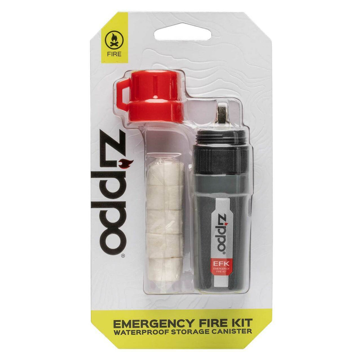 Zippo Emergency Fire Starter Kit with Waterproof Storage Canister