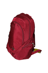 FIB Mens Backpack Travel Rucksack Shoulder Bag - Burgundy