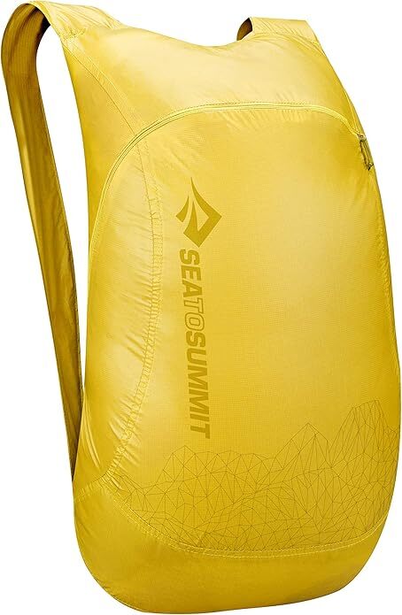 18L Foldable Outdoor Ultra-Sil Nano Daypack Rucksack Travel Bag - Yellow