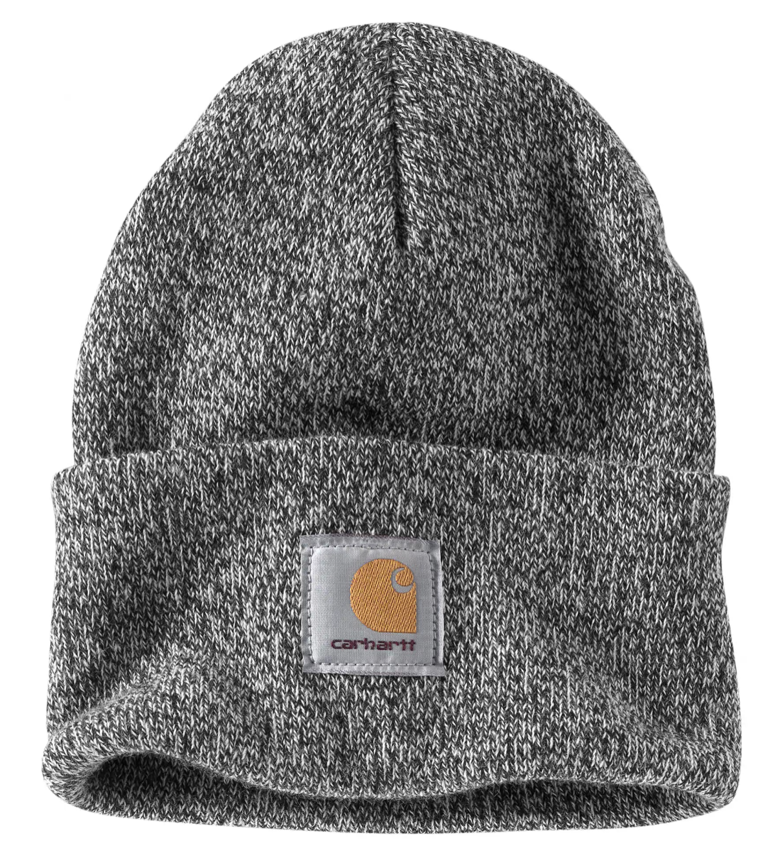 Carhartt Mens Knit Cuffed Beanie Watch Hat - Black Heather