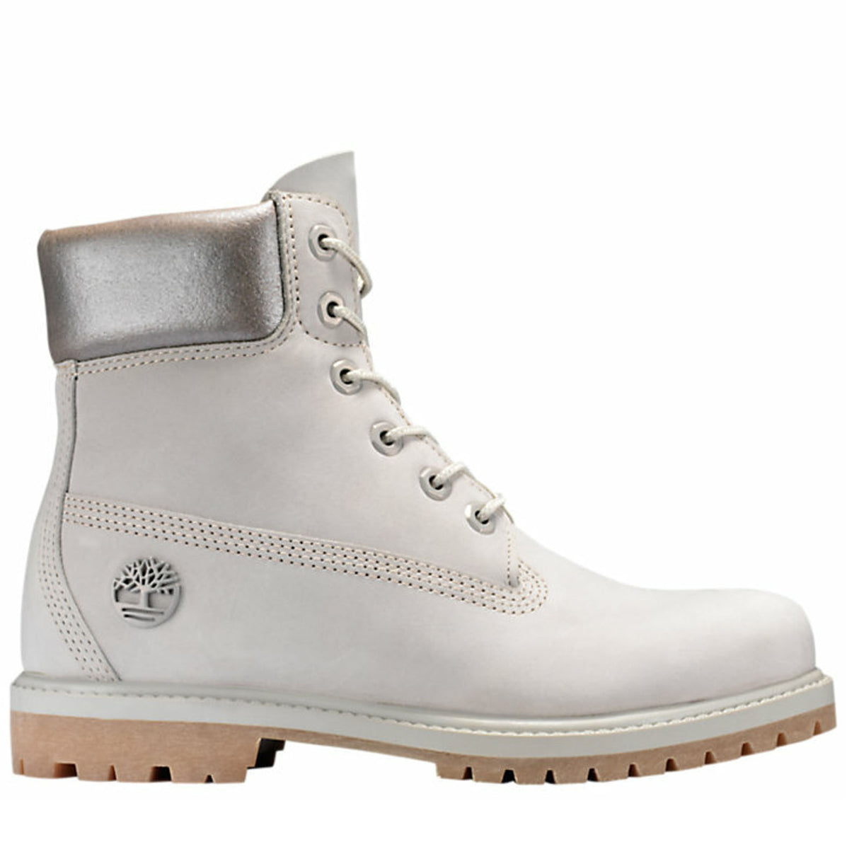 Timberland Womens 6" Premium Waterproof Boots Shoes - Flint Grey