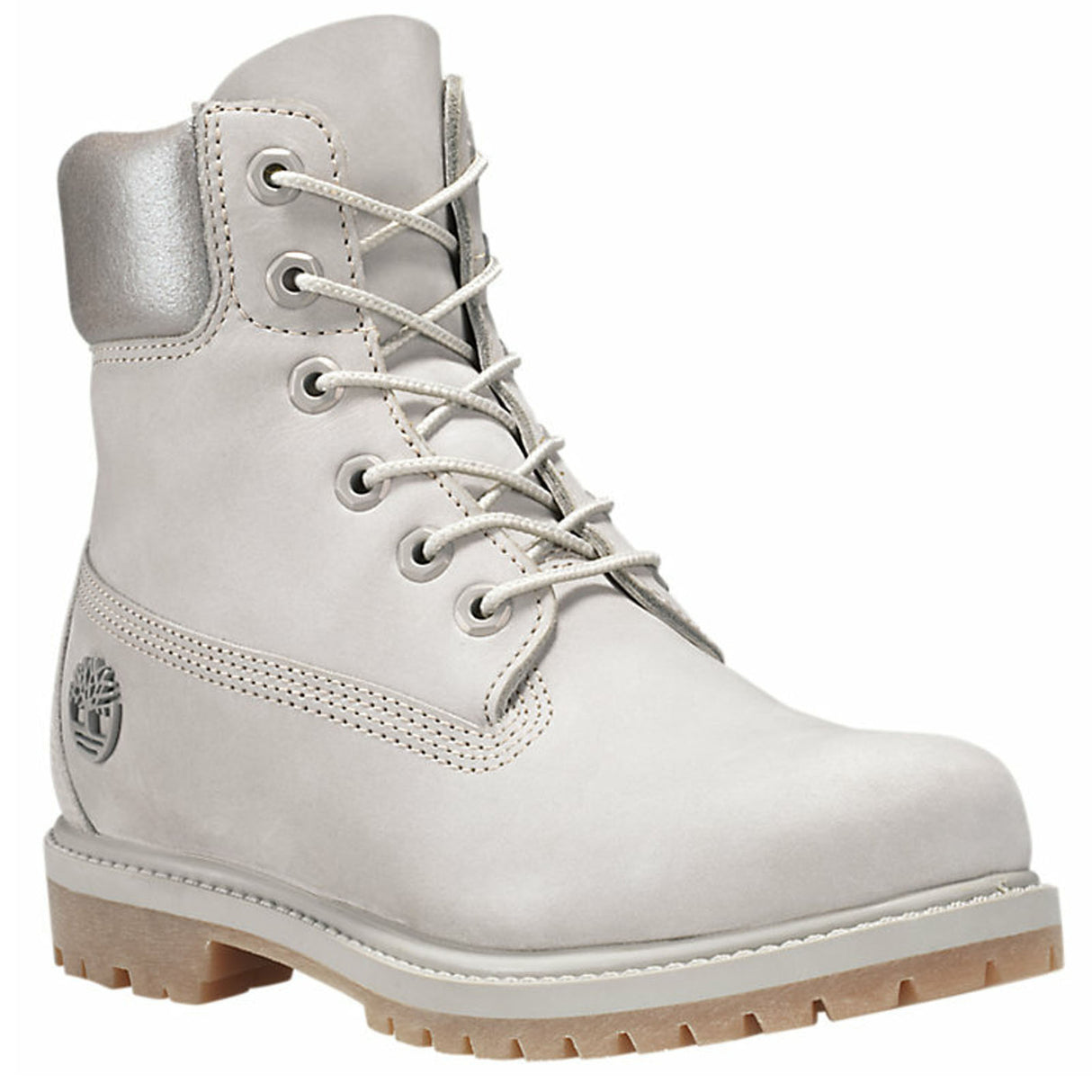 Timberland Womens 6" Premium Waterproof Boots Shoes - Flint Grey