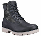 Timberland Mens Kingspoint 6" Leather & Fabric Boots Shoes - Midnight Blue